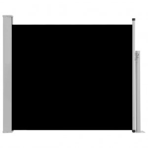 Σκίαστρο Πλαϊνό Συρόμενο Βεράντας Μαύρο 100 x 300 εκ.