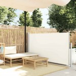 Σκίαστρο Πλαϊνό Συρόμενο Βεράντας Κρεμ 100 x 500 εκ. | Echo Deco