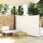 Σκίαστρο Πλαϊνό Συρόμενο Βεράντας Κρεμ 140 x 500 εκ. | Echo Deco