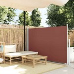 Σκίαστρο Πλαϊνό Συρόμενο Βεράντας Καφέ 140 x 500 εκ. | Echo Deco