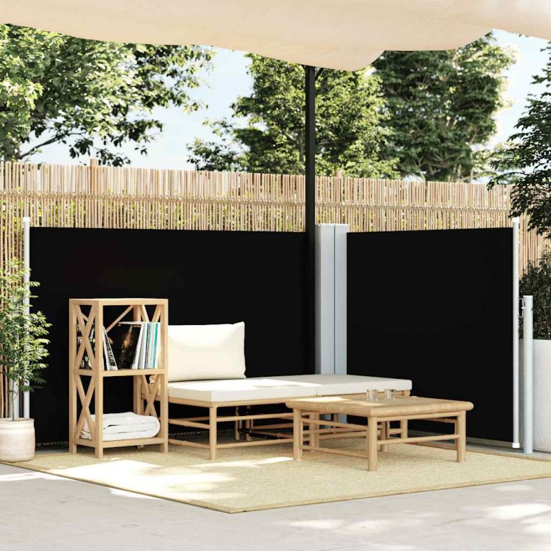 Σκίαστρο Πλαϊνό Συρόμενο Μαύρο 120 x 600 εκ. | Echo Deco