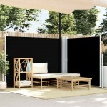 Σκίαστρο Πλαϊνό Συρόμενο Μαύρο 140 x 600 εκ. | Echo Deco