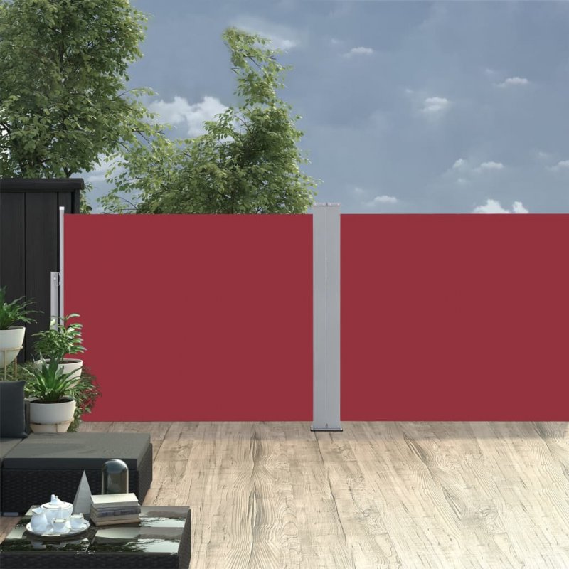 Σκίαστρο Πλαϊνό Συρόμενο Κόκκινο 140 x 1000 εκ. | Echo Deco