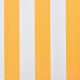 Τεντόπανο Κίτρινο & Λευκό 4 x 3 μ. Καραβόπανο Χωρίς Πλαίσιο