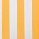 Τεντόπανο Κίτρινο & Λευκό 6 x 3 μ. Καραβόπανο Χωρίς Πλαίσιο
