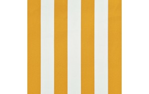 Τέντα Συρόμενη Κίτρινο / Λευκό 150 x 150 εκ.