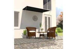 Τέντα Συρόμενη Ανθρακί 200 x 150 εκ.