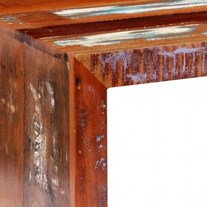 Τραπεζάκι σαλονιού χειροποίητο από μασίφ ανακυκλωμένο ξύλο 80x50x35 εκ