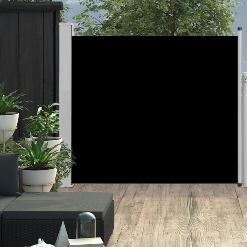 Σκίαστρο Πλαϊνό Συρόμενο Βεράντας Μαύρο 100 x 300 εκ. | Echo Deco
