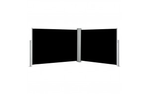 Σκίαστρο Πλαϊνό Συρόμενο Μαύρο 100 x 1000 εκ.