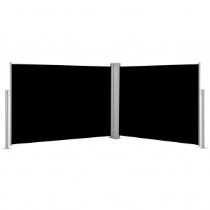 Σκίαστρο Πλαϊνό Συρόμενο Μαύρο 100 x 1000 εκ.