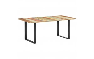 Τραπέζι 180 x 90 x 76 εκ. Από μασίφ ανακυκλωμένο ξύλο