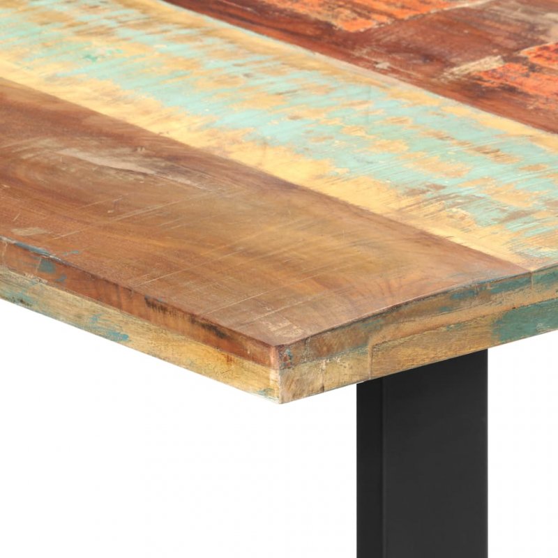 Τραπέζι από μασίφ ανακυκλωμένο ξύλο και ατσάλι 180x90x76 εκ