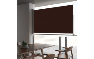 Σκίαστρο Πλαϊνό Συρόμενο Βεράντας Καφέ 140 x 300 εκ.