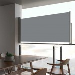 Σκίαστρο Πλαϊνό Συρόμενο Βεράντας Γκρι 60 x 300 εκ.