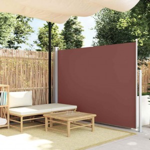 Σκίαστρο Πλαϊνό Συρόμενο Βεράντας Καφέ 170 x 300 εκ.