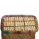 Τραπεζάκι σαλονιού από μπαμπού με λεπτομέρειες πολύχρωμου Chindi 78x50x45 εκ