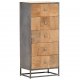 Συρταριέρα από μασίφ ανακυκλωμένο ξύλο 45x30x100 εκ