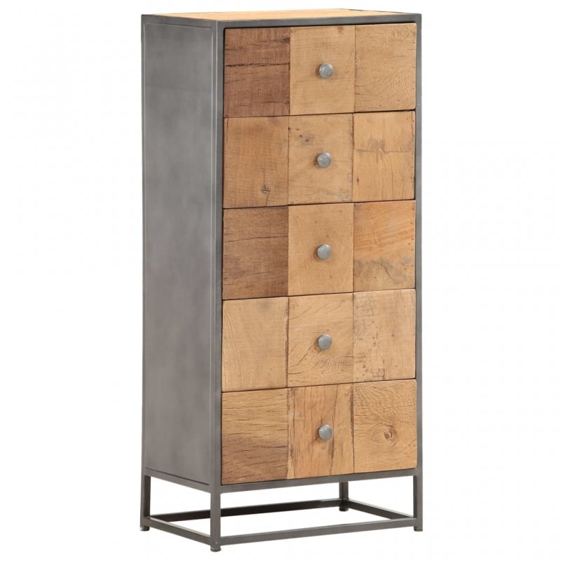 Συρταριέρα από μασίφ ανακυκλωμένο ξύλο 45x30x100 εκ