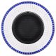 Τζάκι Εξωτερικού Χώρου «Μωσαϊκό» Μπλε/Λευκό 68 εκ. Κεραμικό