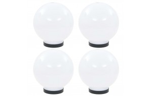 Φωτιστικά Μπάλα LED 4 τεμ. Σφαιρικά 20 εκ. Ακρυλικά (PMMA)