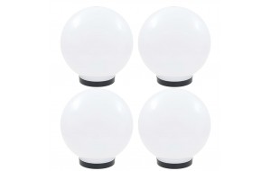 Φωτιστικά Μπάλα LED 4 τεμ. Σφαιρικά 25 εκ. Ακρυλικά (PMMA)