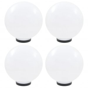 Φωτιστικά Μπάλα LED 4 τεμ. Σφαιρικά 30 εκ. Ακρυλικά (PMMA)