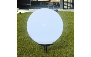 Ηλιακό Φωτιστικό Κήπου LED Μπάλα 50cm με Σφήνα 1τμχ